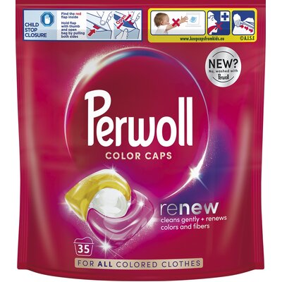 Perwoll Renew Color Caps Skoncentrowany środek do prania 472,5 g (35 prań)