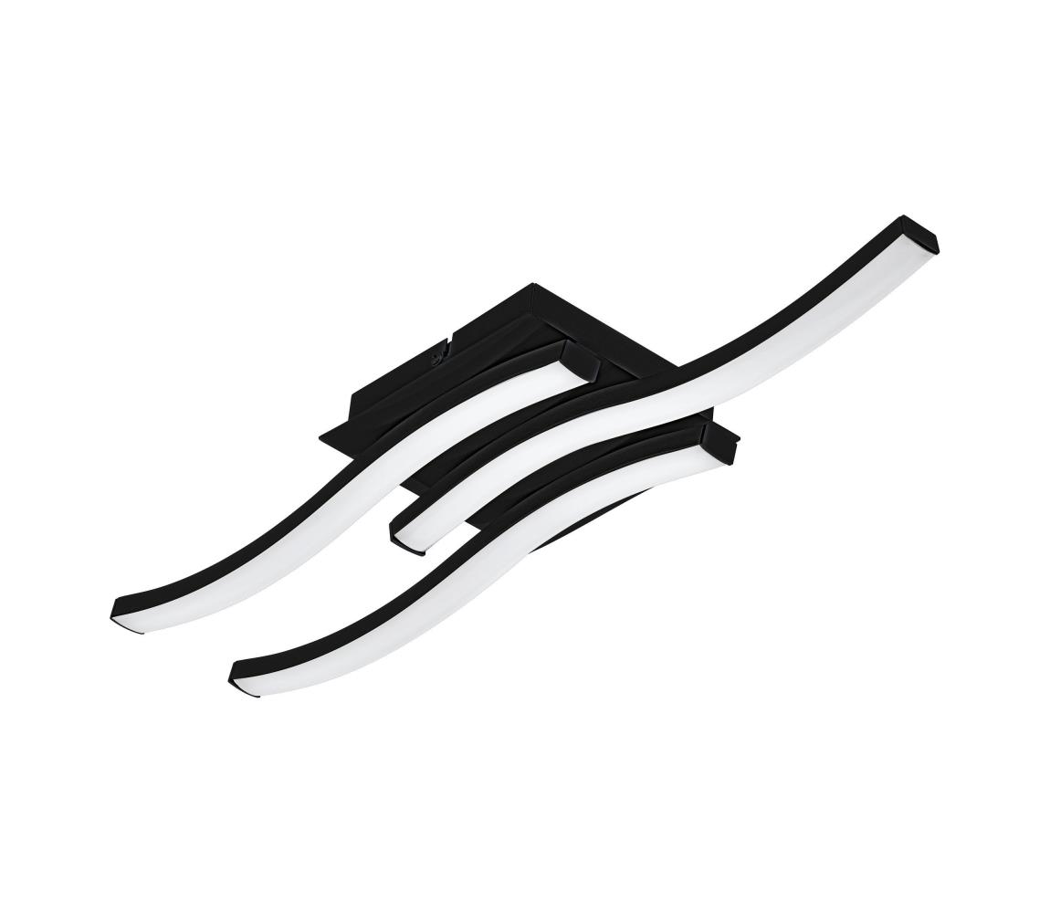 Eglo 74041 - LED Plafon CABEZAS LED/12W/230V 3000K czarny