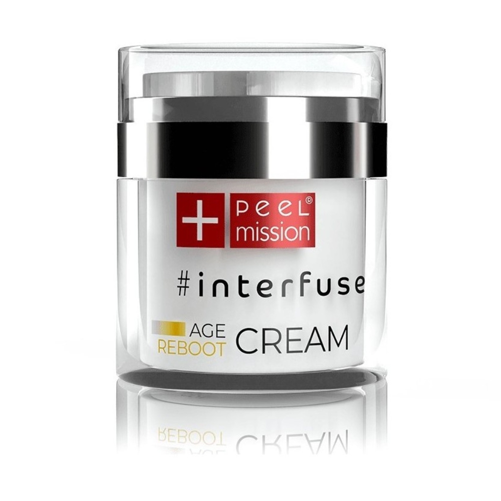 Odmładzający krem z kwasem bursztynowym - Peel Mission  - INTERFUSE - Age Reboot Cream - 50 ml