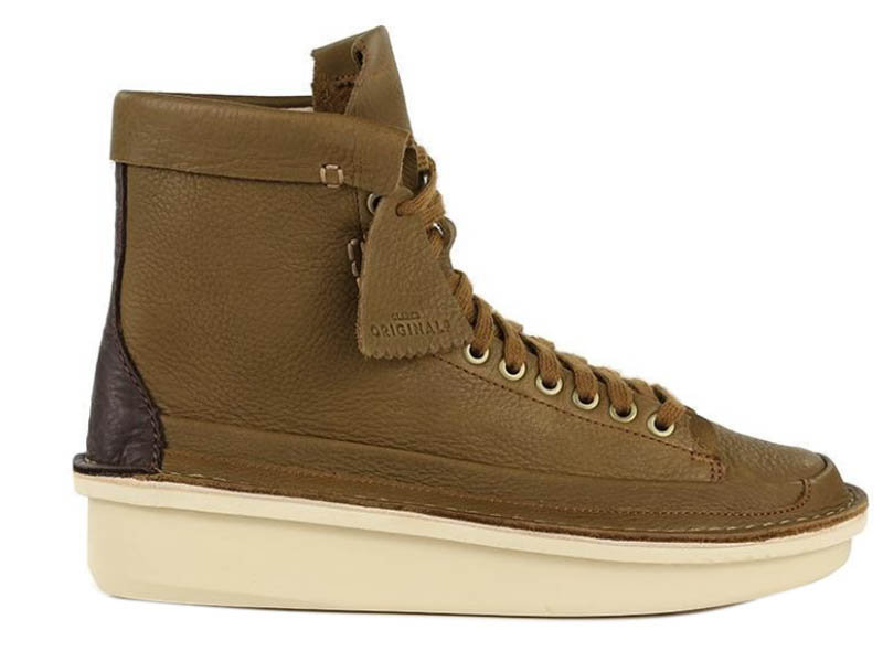 Clarks, Trzewiki męskie, Oswyn Hi Cola, brązowy, rozmiar 42