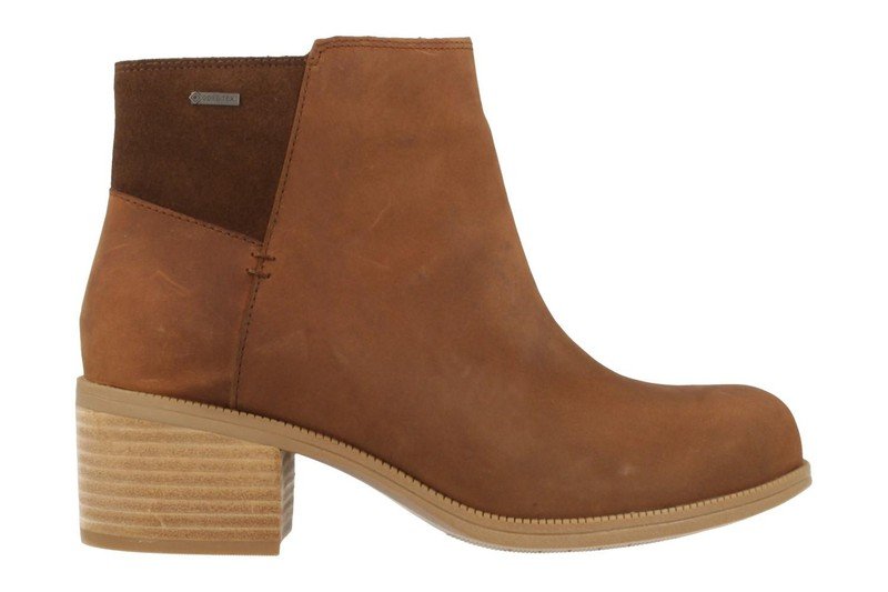 Clarks, Botki damskie, Devreeviolagtx, brązowy, rozmiar 35 1/2