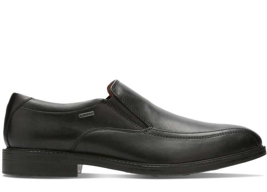 Clarks, Półbuty męskie, ChilverGo GTX, czarny, rozmiar 40
