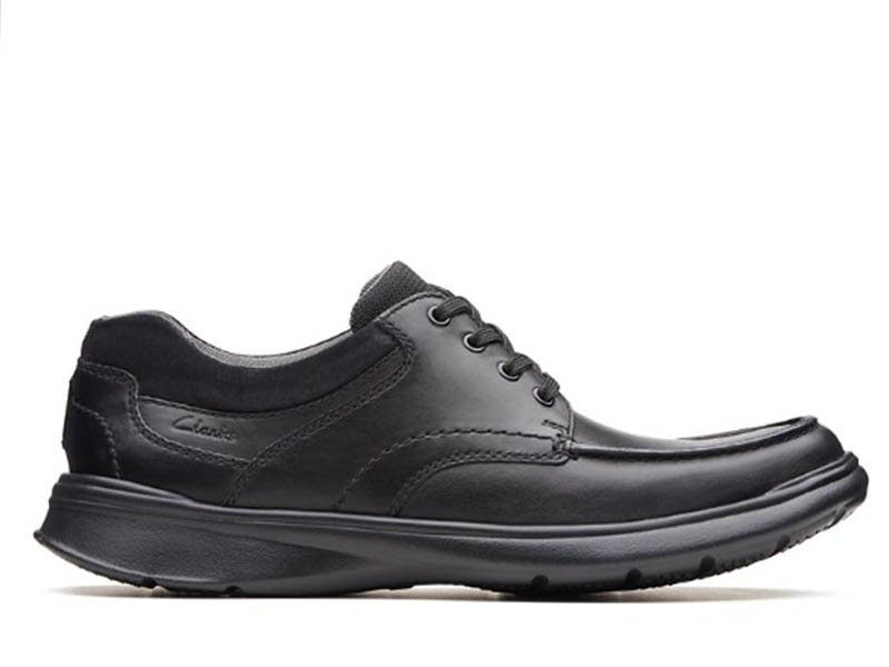 Clarks, Półbuty męskie, Cotrell Edge Blk Smooth Lea, rozmiar 40