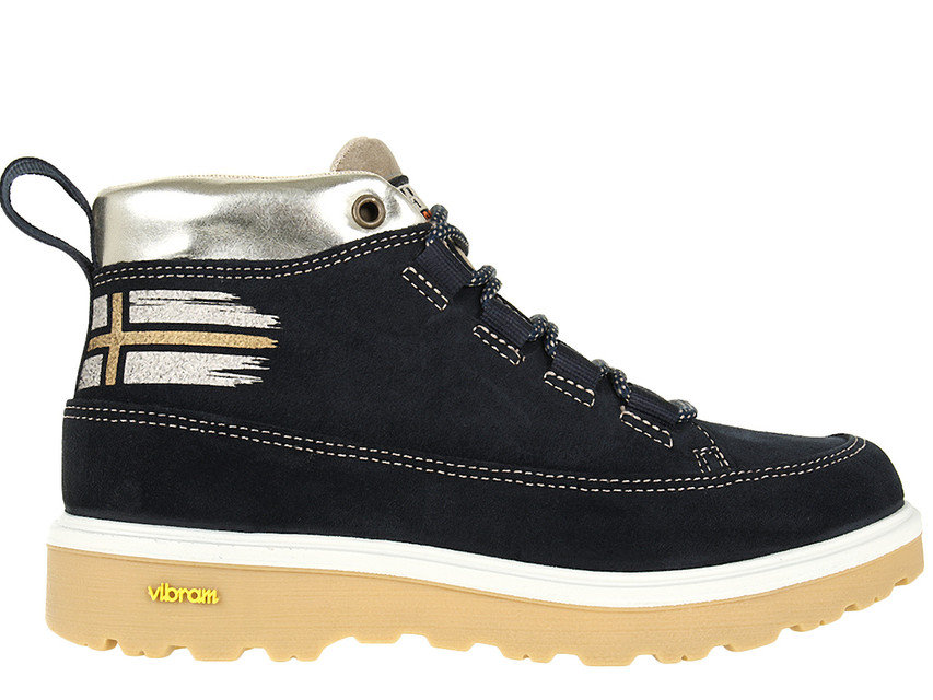 Napapijri, Botki damskie, Blue Marine, rozmiar 38