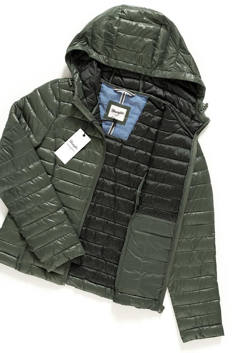 Wrangler, Kurtka damska, Puffer Jacket Vetiver Green W4112Y4T7, rozmiar XS