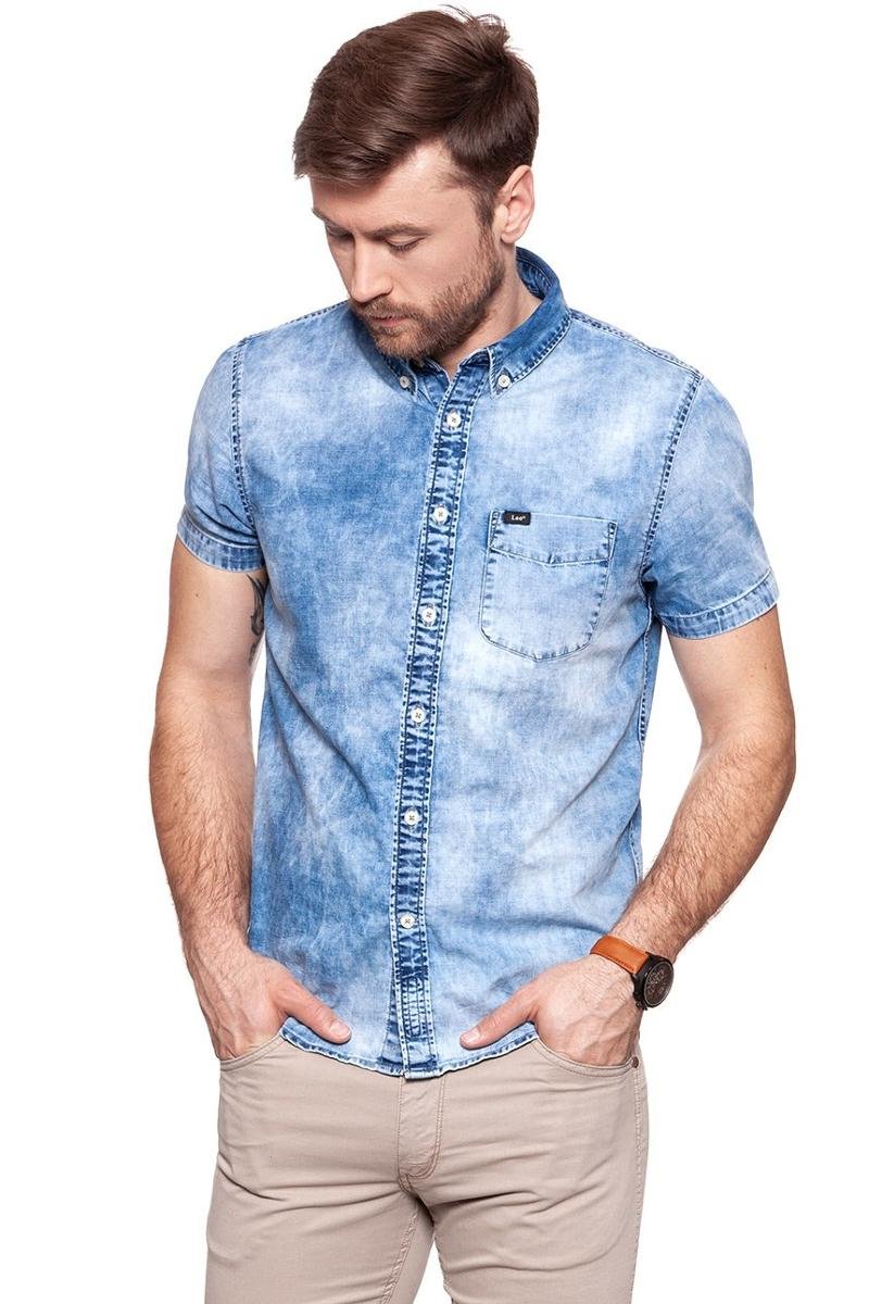 Lee, Koszula męska, Button Down Shirt Daylight Blaze L886Pgrs, rozmiar M