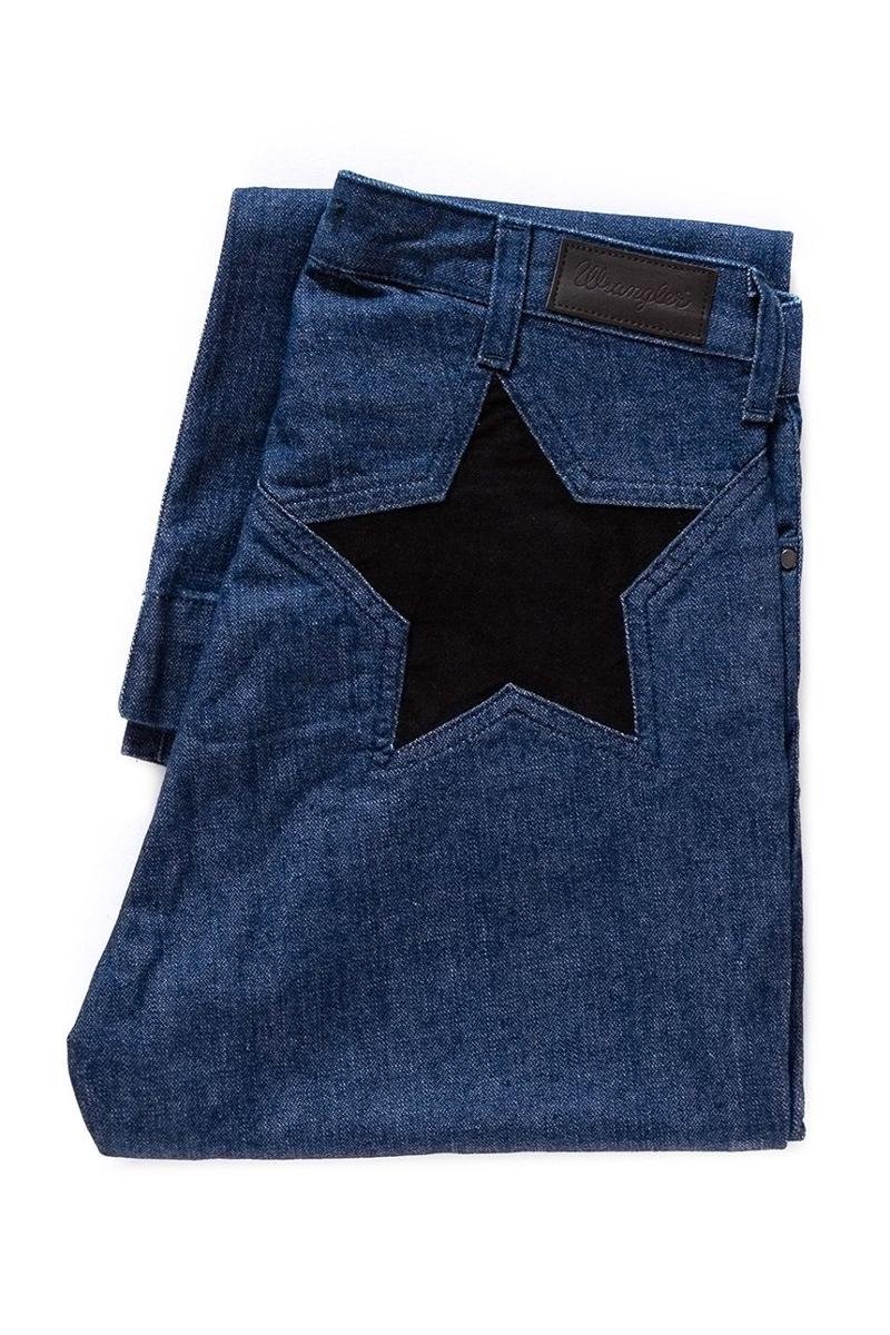 Wrangler, Spodnie damskie, Crop Star Flare Indigo Star W218Gc070, rozmiar W28