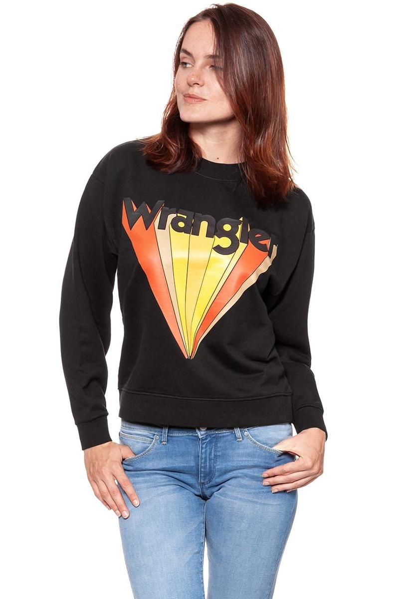 Wrangler, Bluza damska, Retro Sweat Faded Black W6085Hpv6 $, rozmiar S