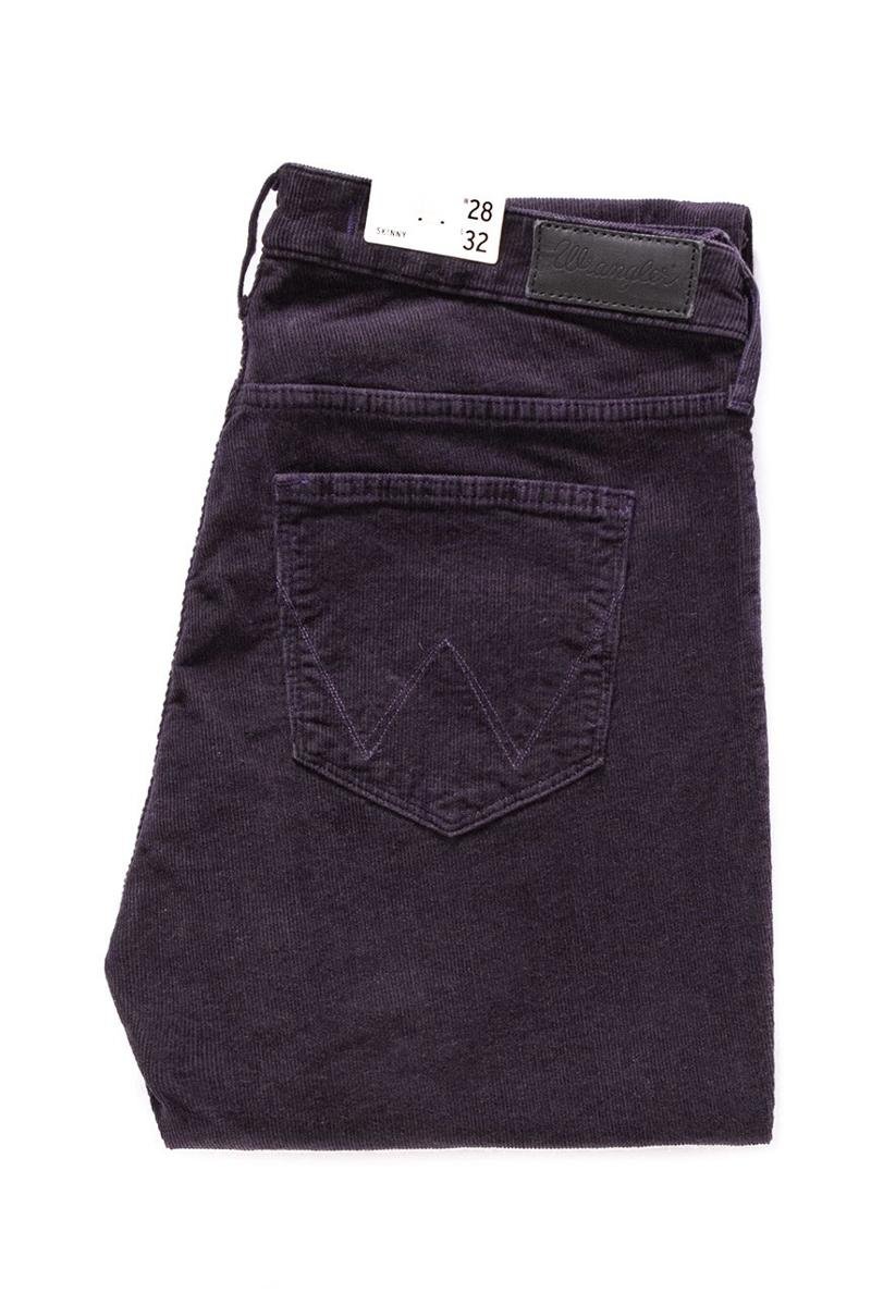 Wrangler, Spodnie damskie, Skinny Purple W28Kpj74F, rozmiar W28 L32