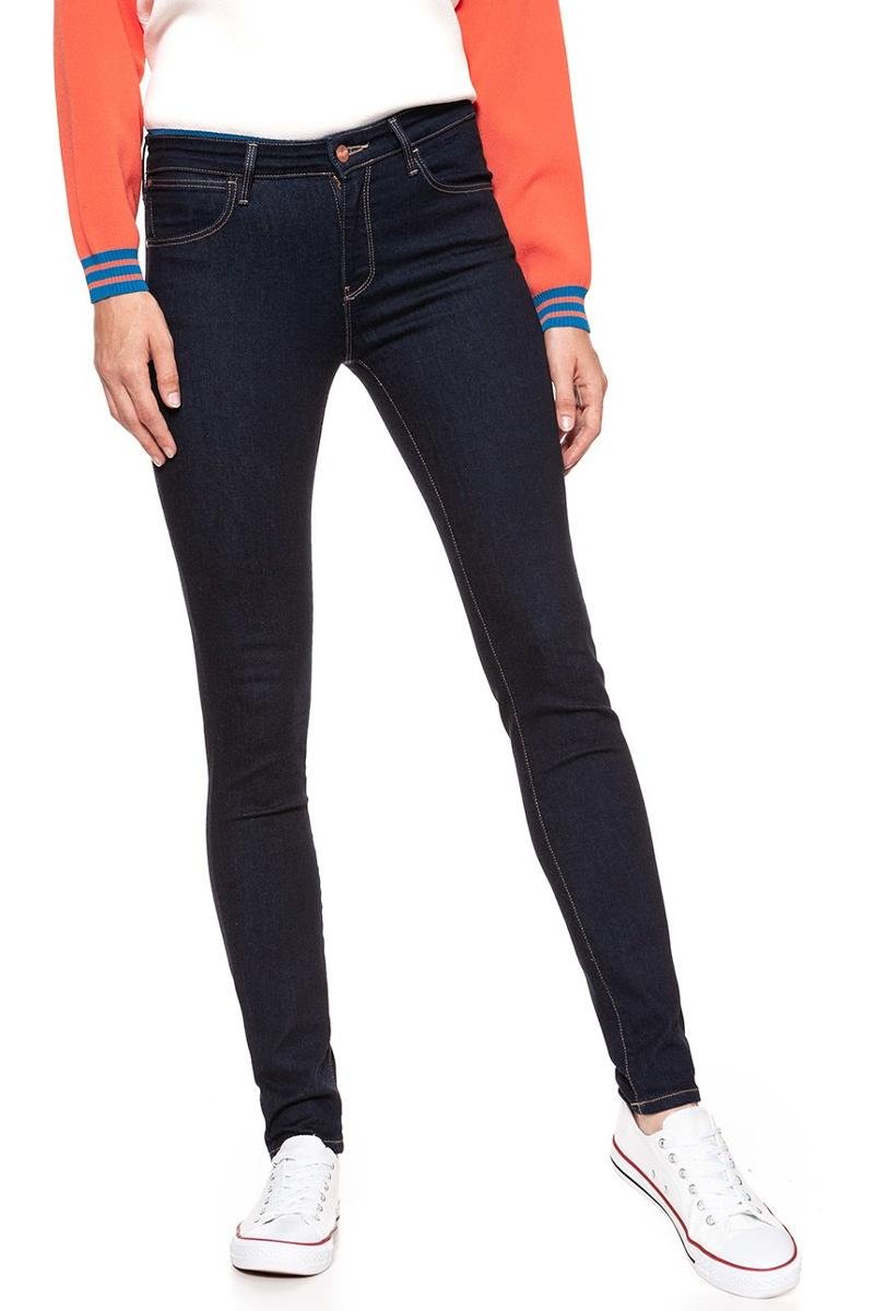 Wrangler, Spodnie damskie, Skinny Rinsewash W28Klu023, rozmiar W24 L32