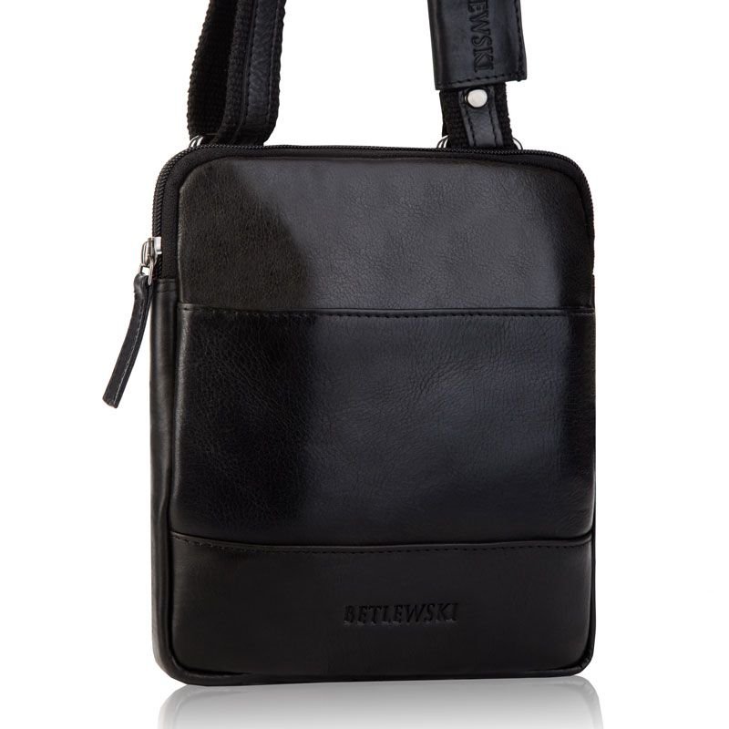 Betlewski, Torba męska, Vintage, czarna