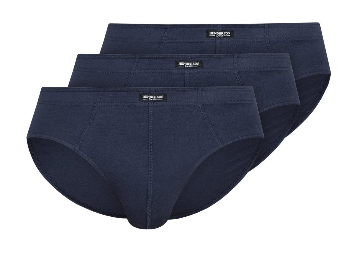 Slipy męskie Henderson Classic 3 Pack - granatowe - Granatowe - L