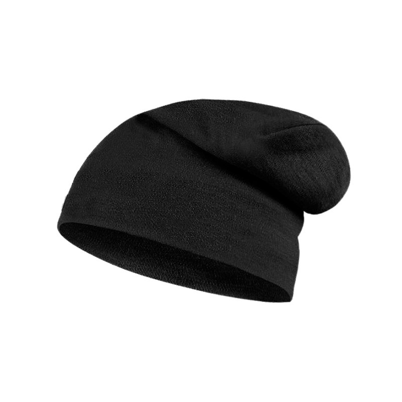 Woolmed, Czapka wełniana męska, Merino Wool, czarna