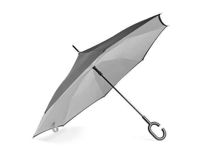 Parasol KEMER REVERS Czarno Szary - czarny / grafitowy