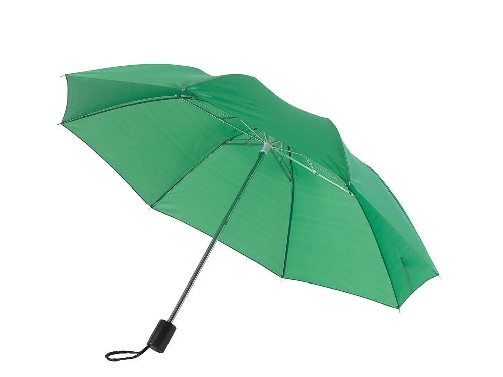 Parasol składany manualny KEMER REGULARZielony - brązowy