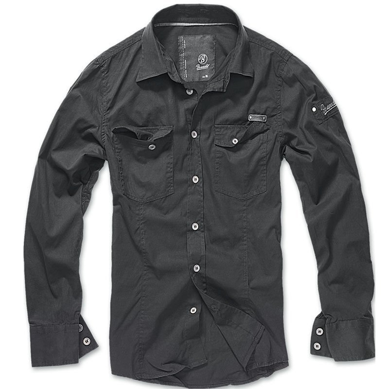 Brandit, Koszula męska z długim rękawem, Slim Fit, rozmiar M