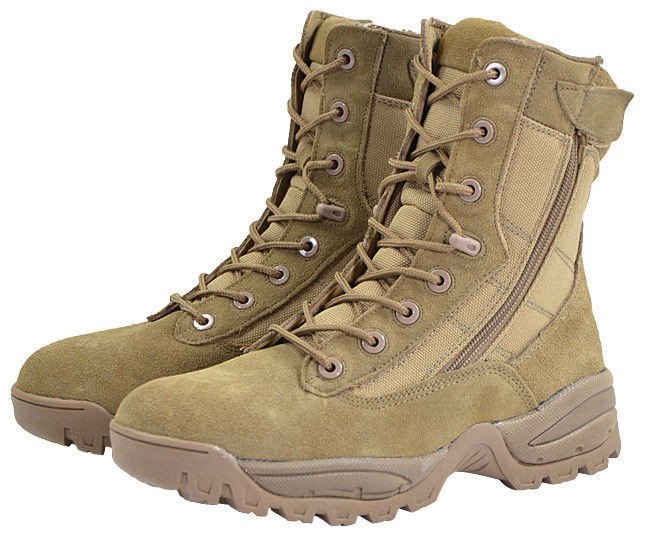 Mil-Tec Buty Taktyczne Dwa Zamki Coyote - Coyote - 44