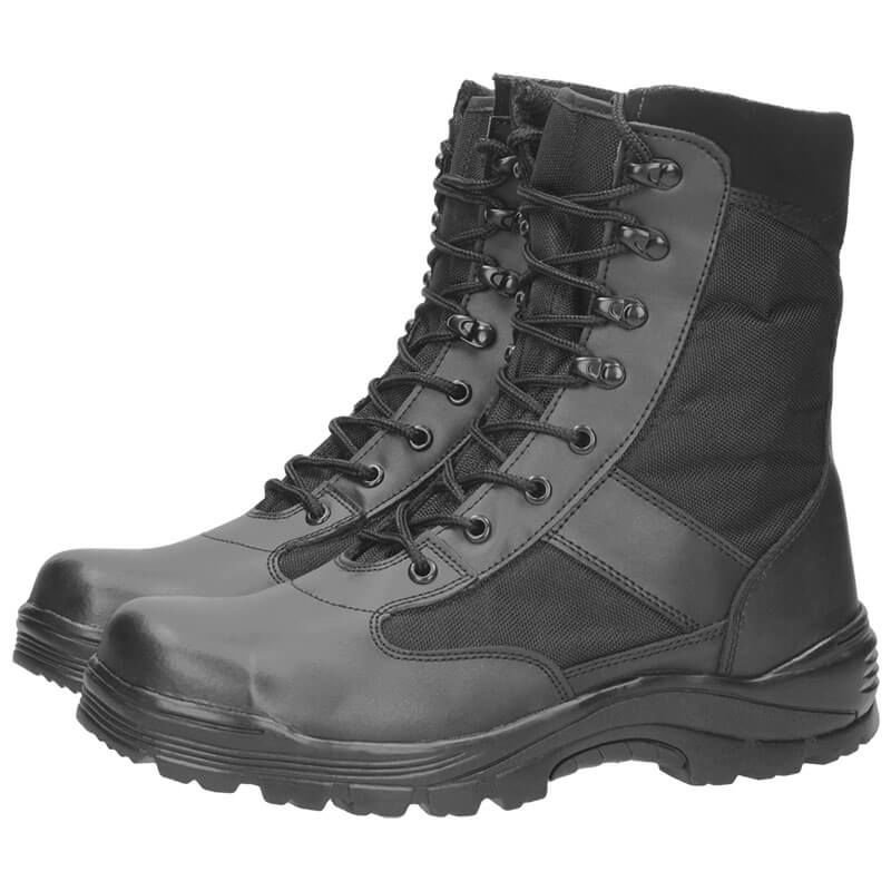 Mil-Tec Buty Taktyczne Security Wysokie Czarne - 43
