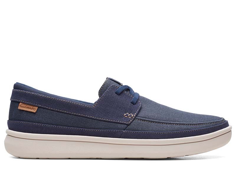 Clarks, Półbuty męskie, Cantal Lace, granatowe, rozmiar 43