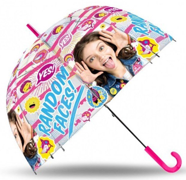 SOY LUNA GŁĘBOKA PRZEŹROCZYSTA PARASOLKA DISNEY
