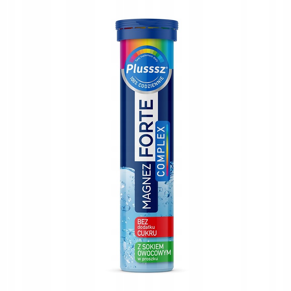 Suplement diety, PLUSSSZ Magnez Forte Complex pomarańcza grejpfrut