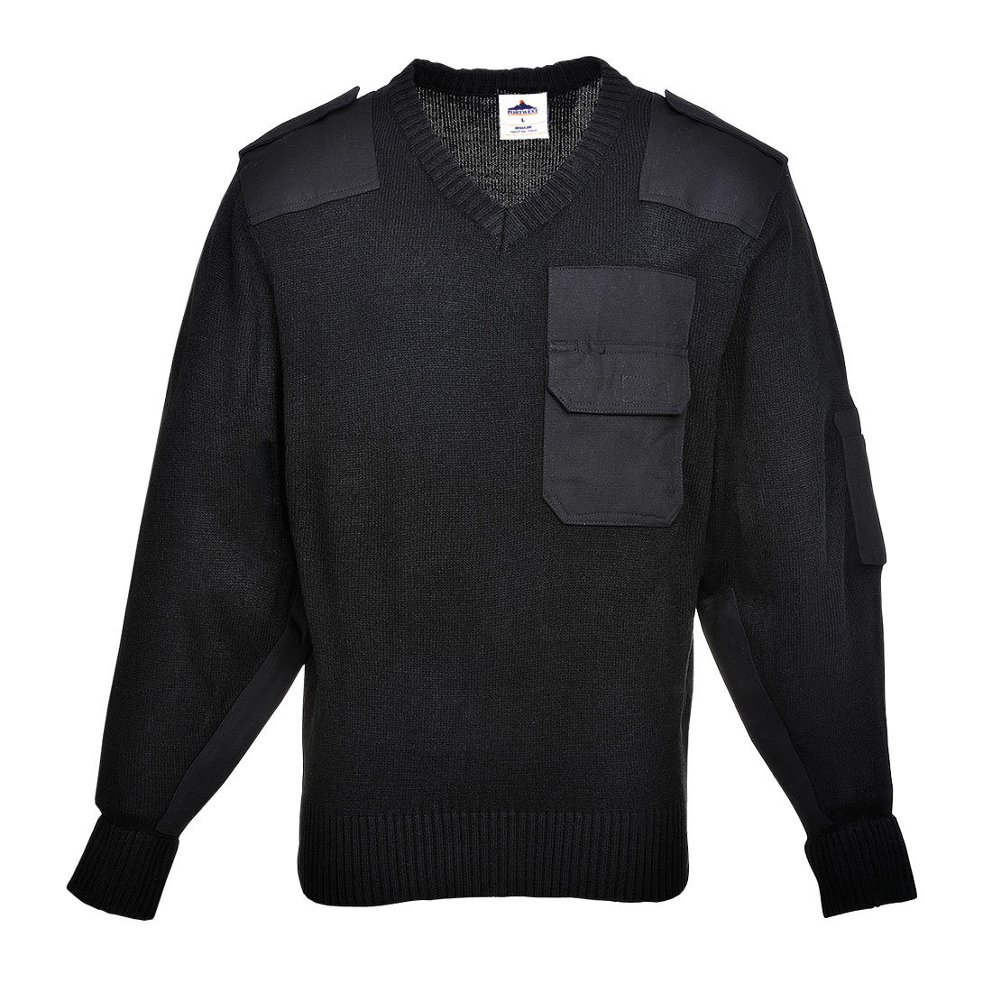 Sweter NATO PORTWEST [B310] Czarny XL