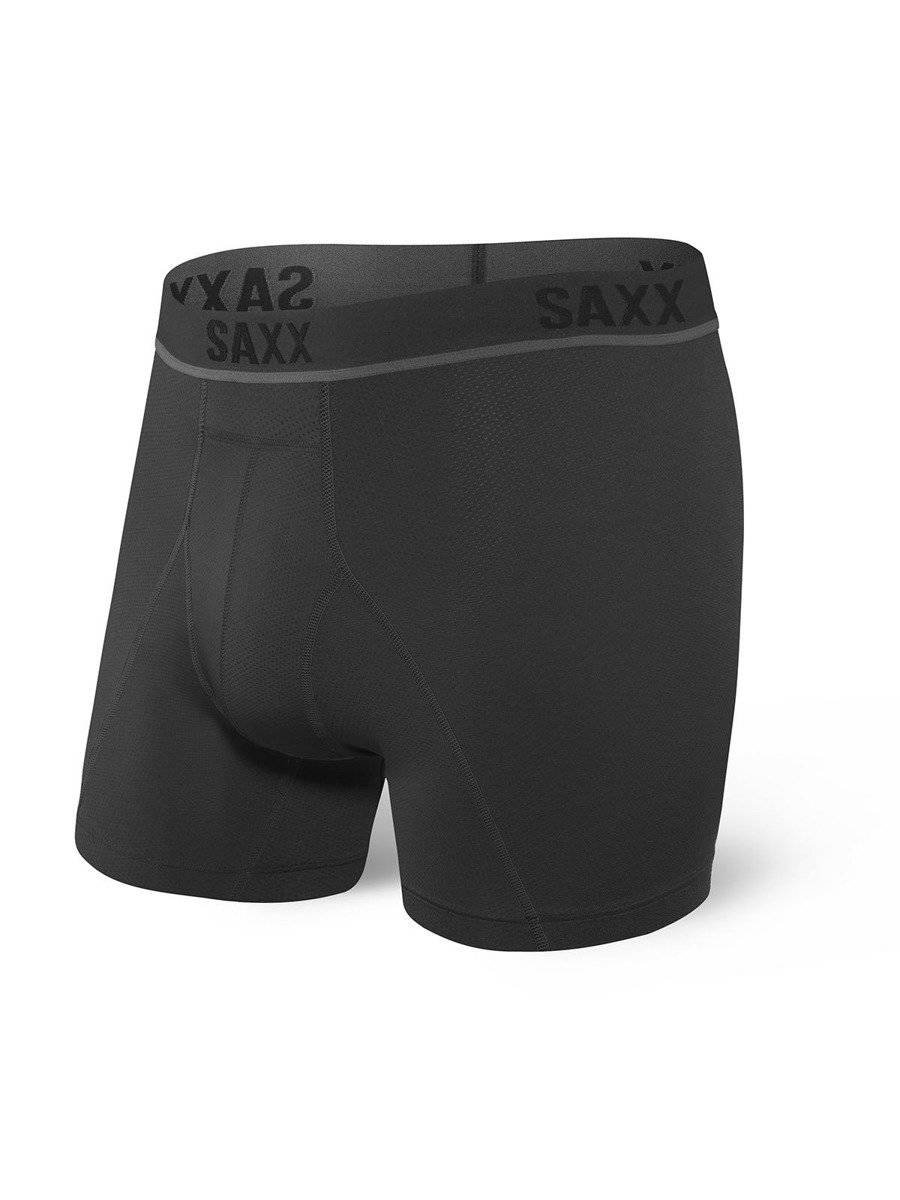 Bokserki męskie SAXX Kinetic HD Boxer Brief Blackout - S