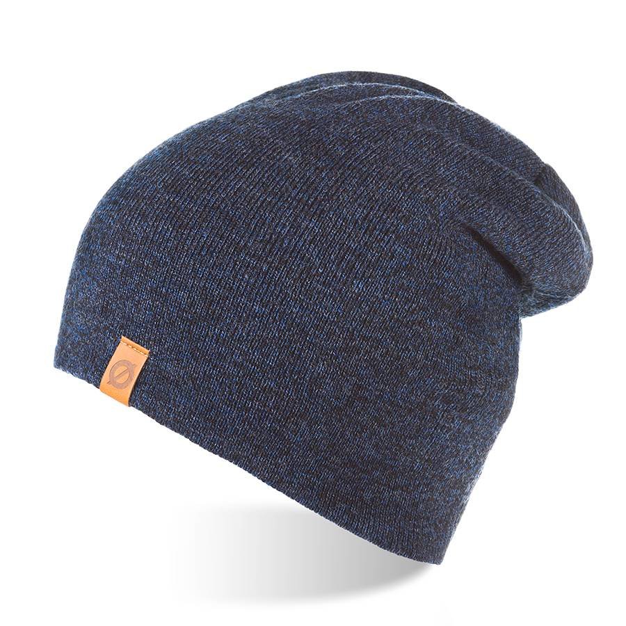 Męska czapka jesienna brodrene cz4 granatowa