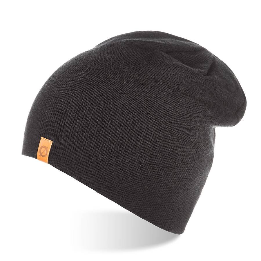 Zimowa czapka beanie brodrene cz4 czarna