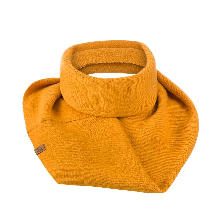 Damski szalik zawijany komin brodrene k4 miodowy