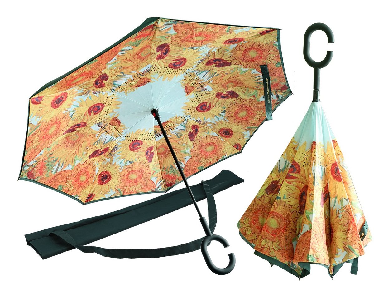 Parasol odwrotnie otwierany - V. van Gogh - S?Θoneczniki (CARMANI)