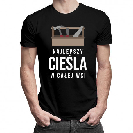 Koszulkowy, Koszulka męska, Najlepszy cieśla w całej wsi, rozmiar XL