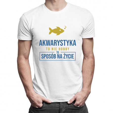 Koszulkowy, Koszulka męska, Akwarystyka  to nie hobby, to sposób na życie, rozmiar XXL