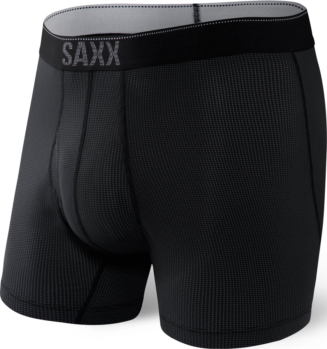 Bokserki męskie SAXX QUEST BOXER BRIEF FLY BLACK II - S
