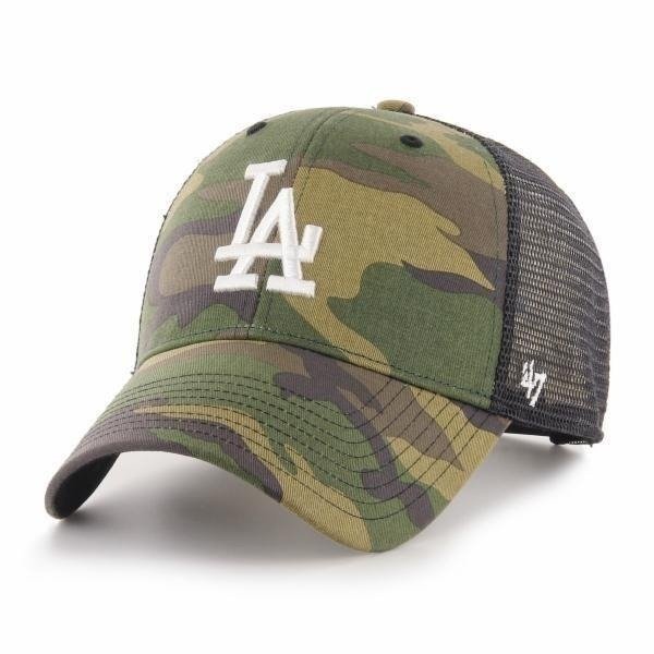 Czapka 47 Brand MLB LA Dodgers Trucker - B-CBRAN12GWP-CMD