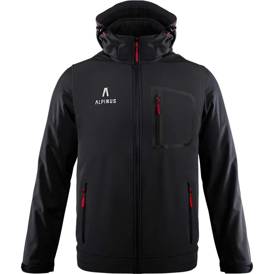 Kurtka męska Softshell Alpinus Stenshuvud czarna BR43371