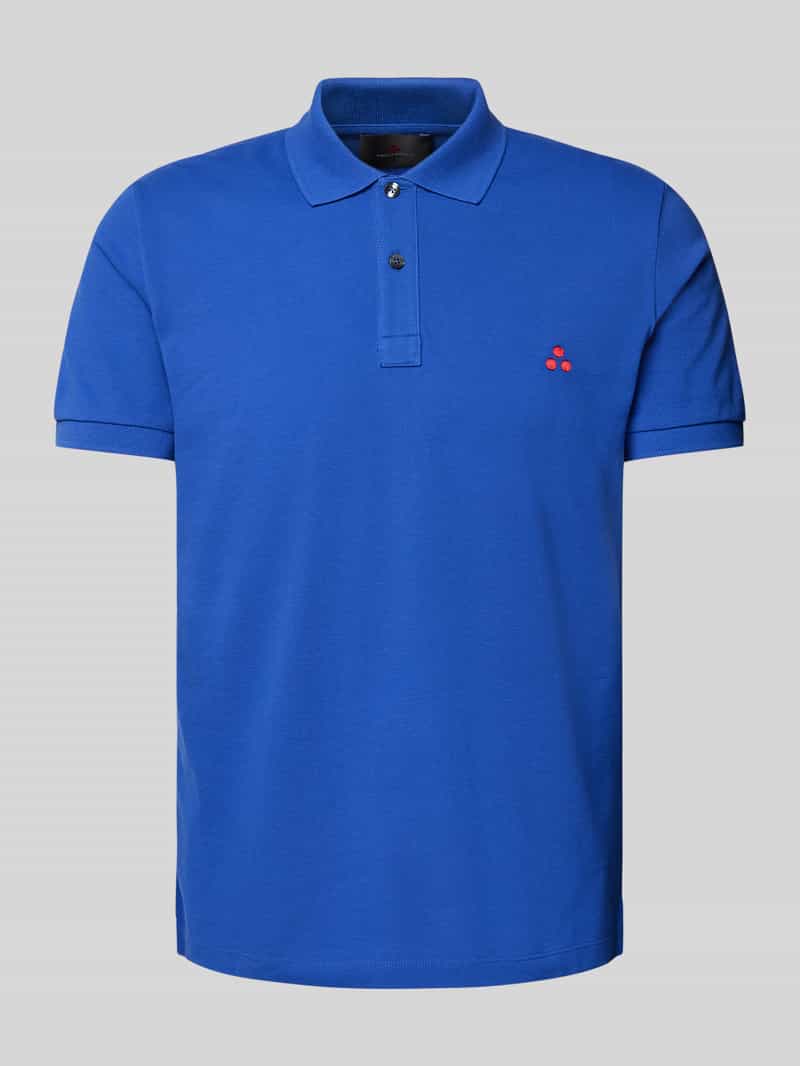 Koszulka polo o kroju regular fit z wyhaftowanym logo model ‘ZENO’