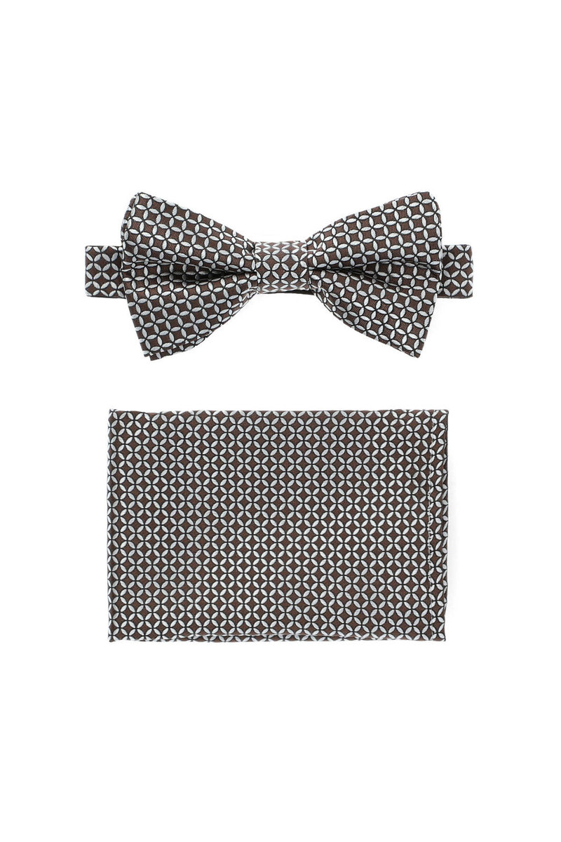 Mucha Wzór Geometryczny Plus Poszetka