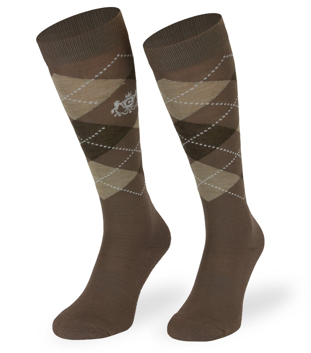 Podkolanówki jeździeckie SJPW, 40% wełny merino, M, 39-42
