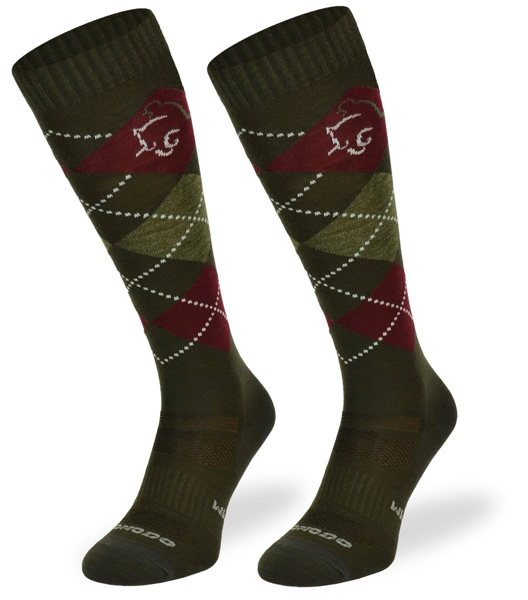 Podkolanówki jeździeckie SPJW, 40% wełny merino