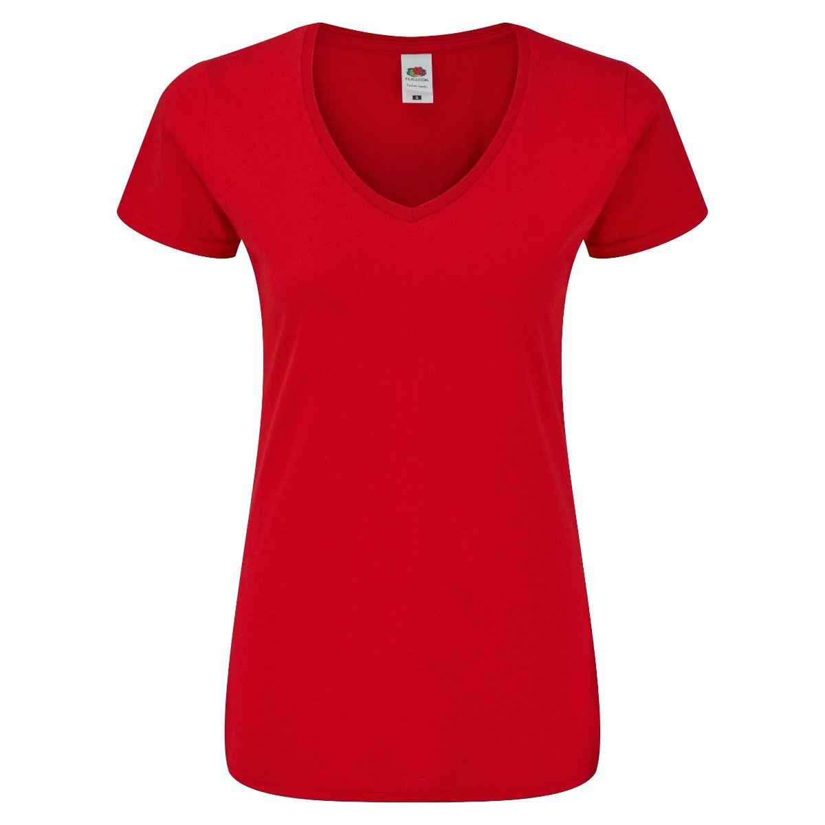 Koszulka damska Iconic V-Neck Fruit of The Loom XL