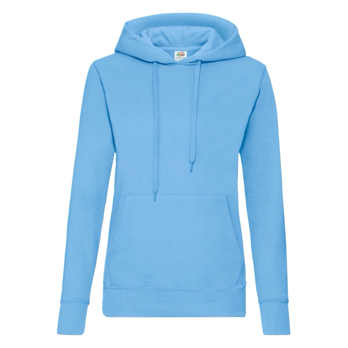 Bluza damska z kapturem Hooded Sweat Fruit of the Loom - Błękitny S
