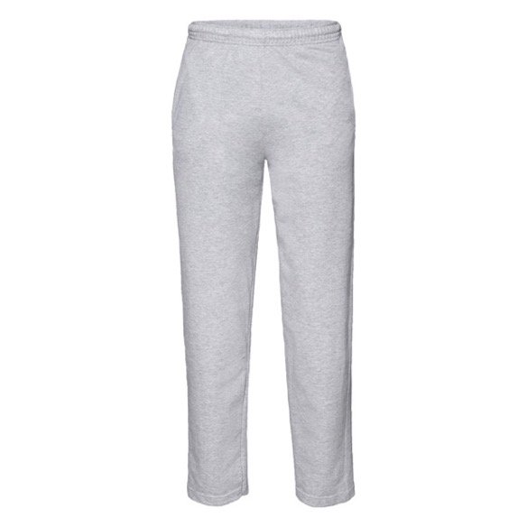 Spodnie dresowe męskie Lightweight Open Leg Jog Pants Fruit of the Loom - Heather Grey M
