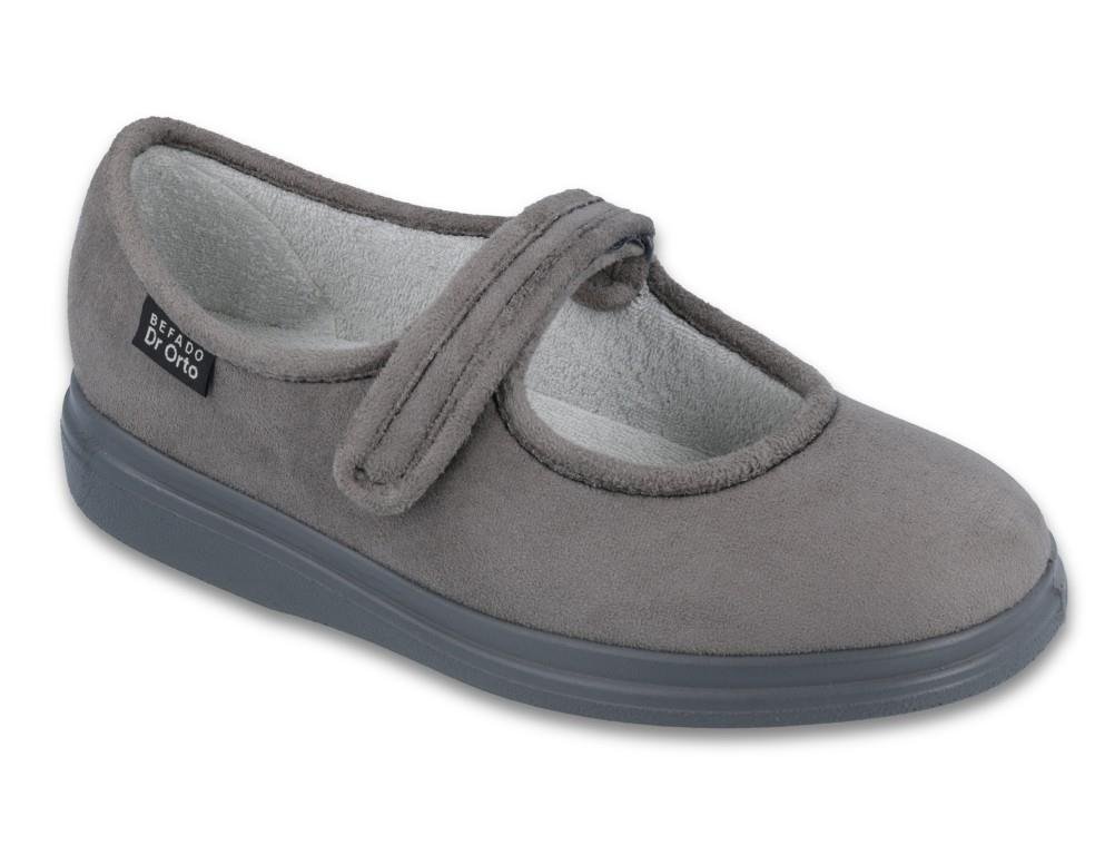 Dr Orto - Obuwie buty damskie czółenka balerinki popiel - 36