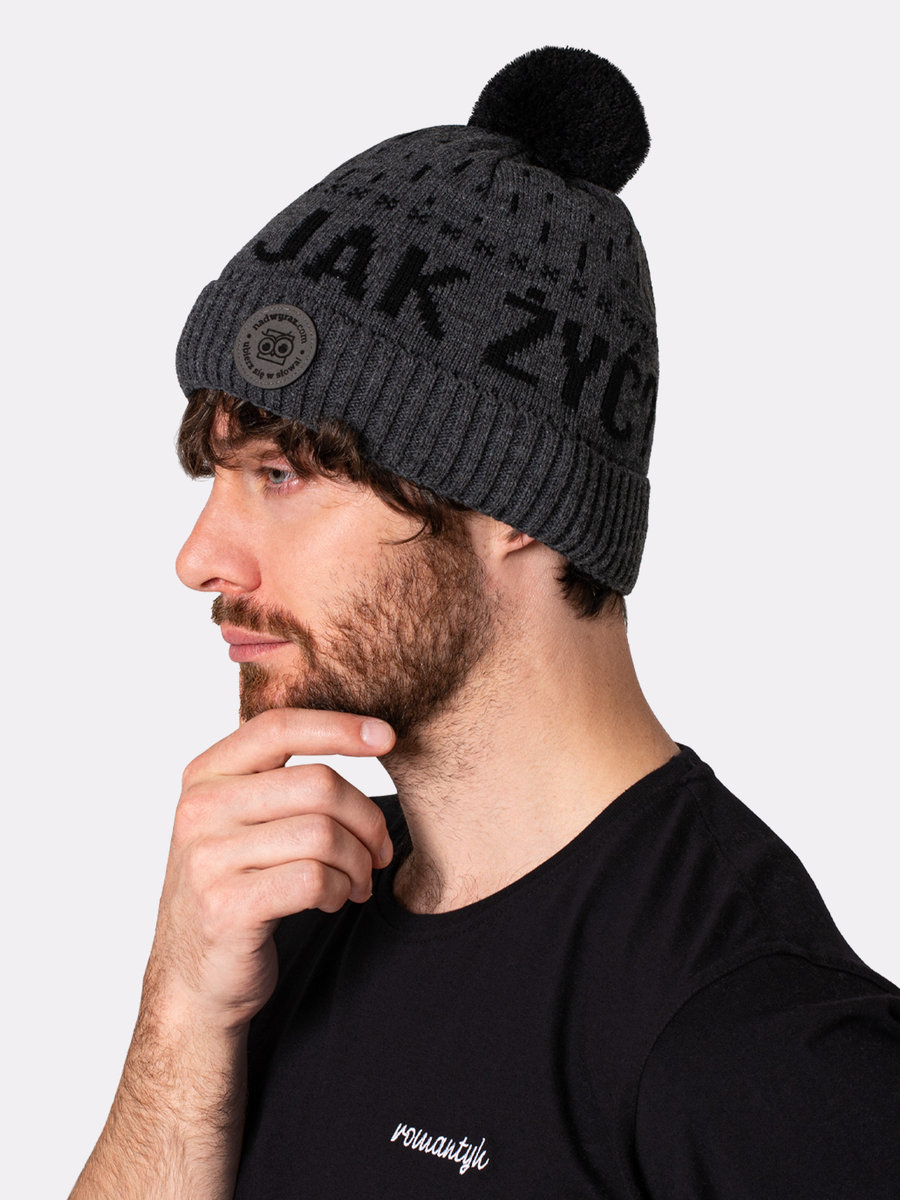 JAK ŻYĆ? / czapka zimowa