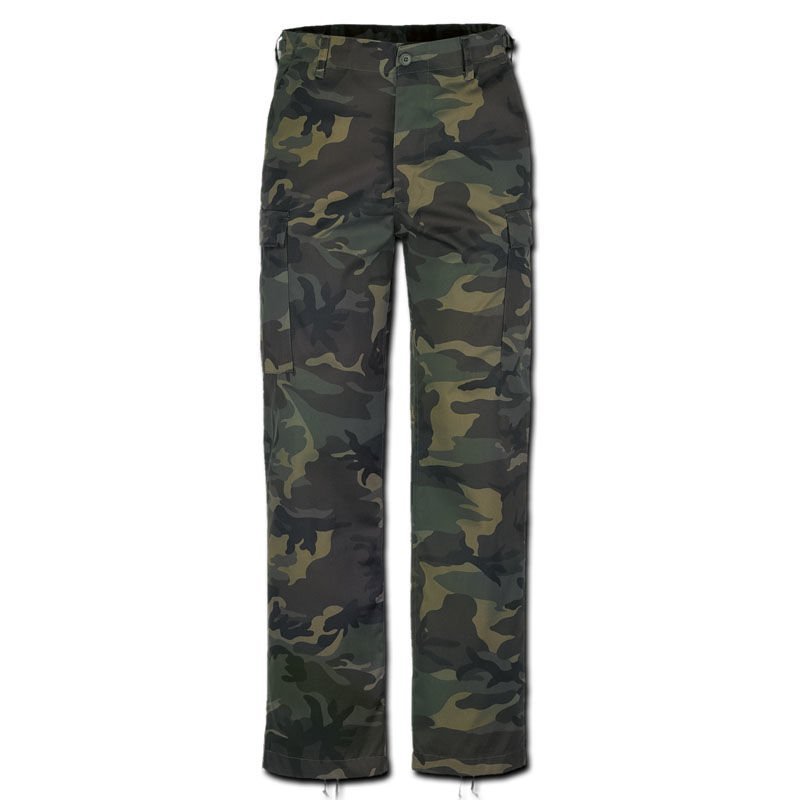 Brandit Spodnie Bojówki BDU US Ranger Woodland - XXL