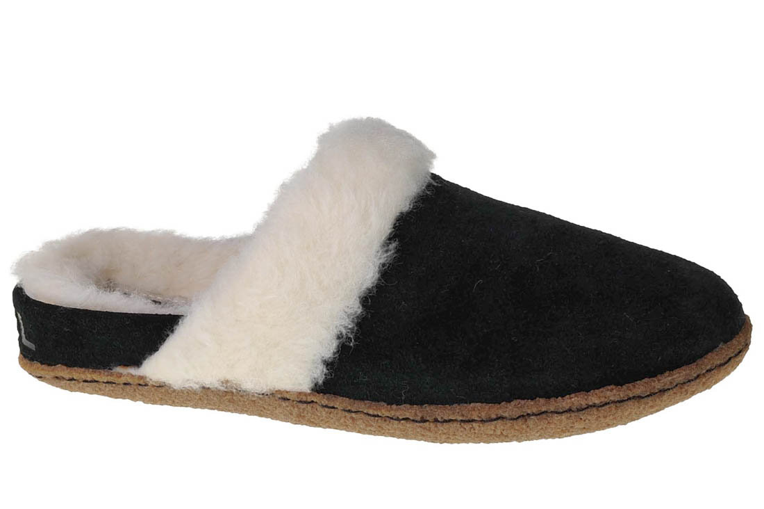 Sorel Nakiska Slide II 1902881010, Damskie, kapcie, Czarne