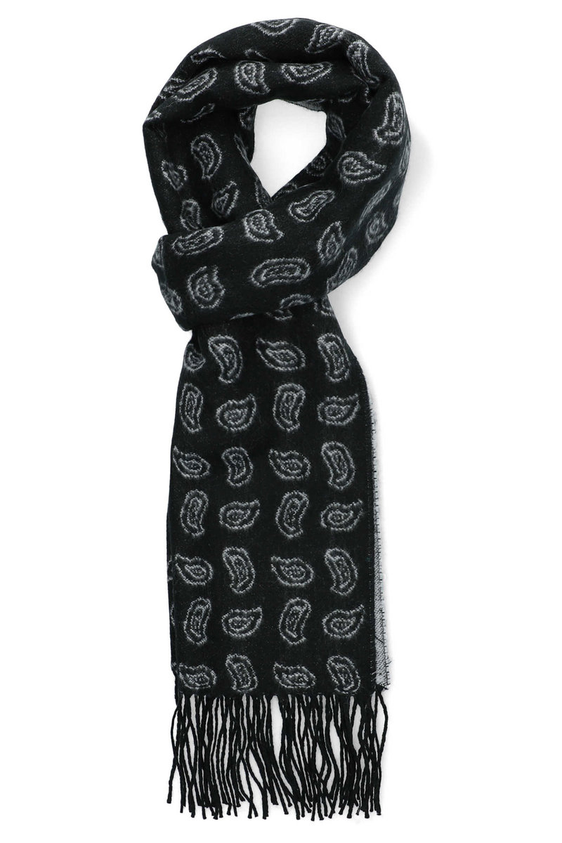 Szal Czarny Paisley