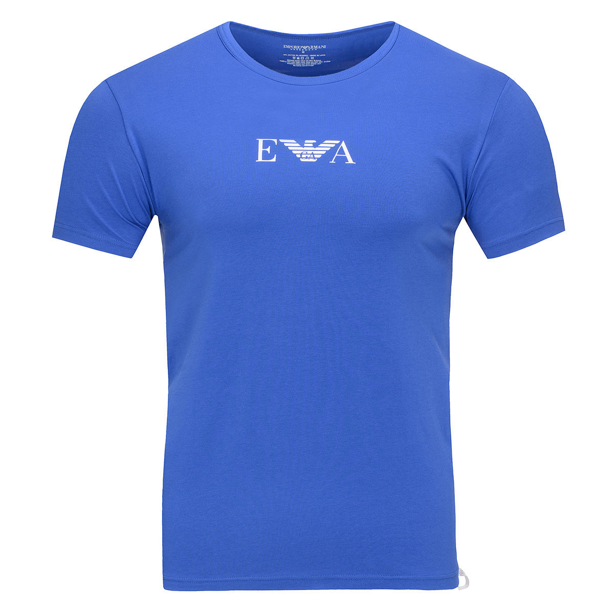 Emporio Armani koszulka męska niebieska, crew neck, 2 pack, rozmiar M