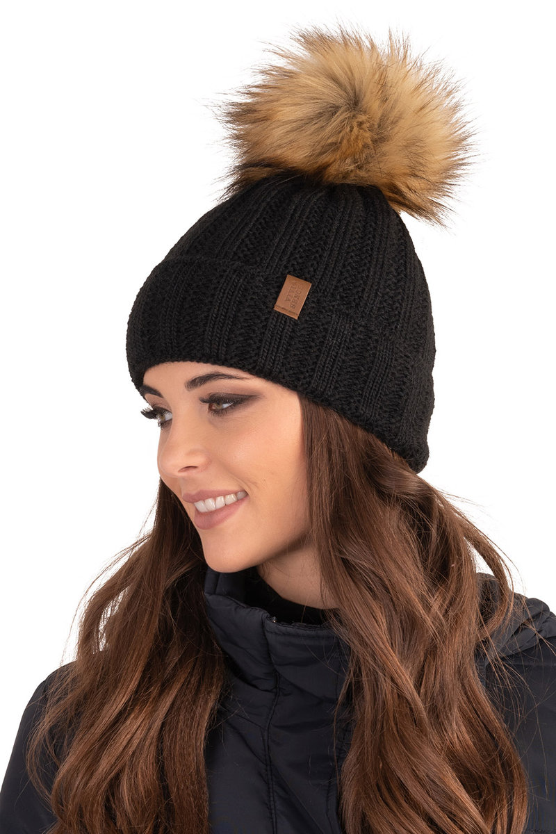 CZapka Vivisence 7019 czarny UNI Nakrycia głowy